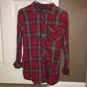 TopShop Red Flannel